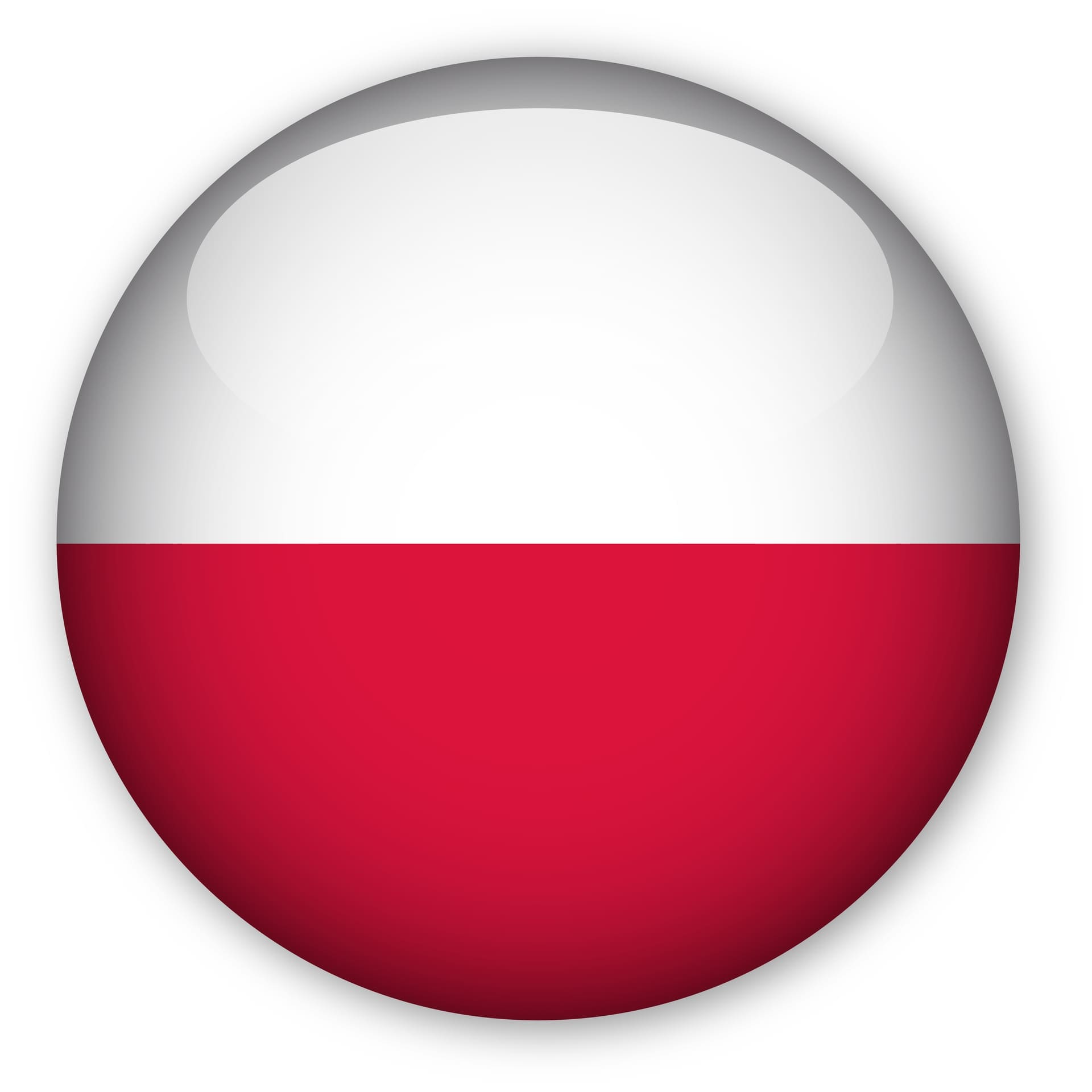 Polish Flag Button