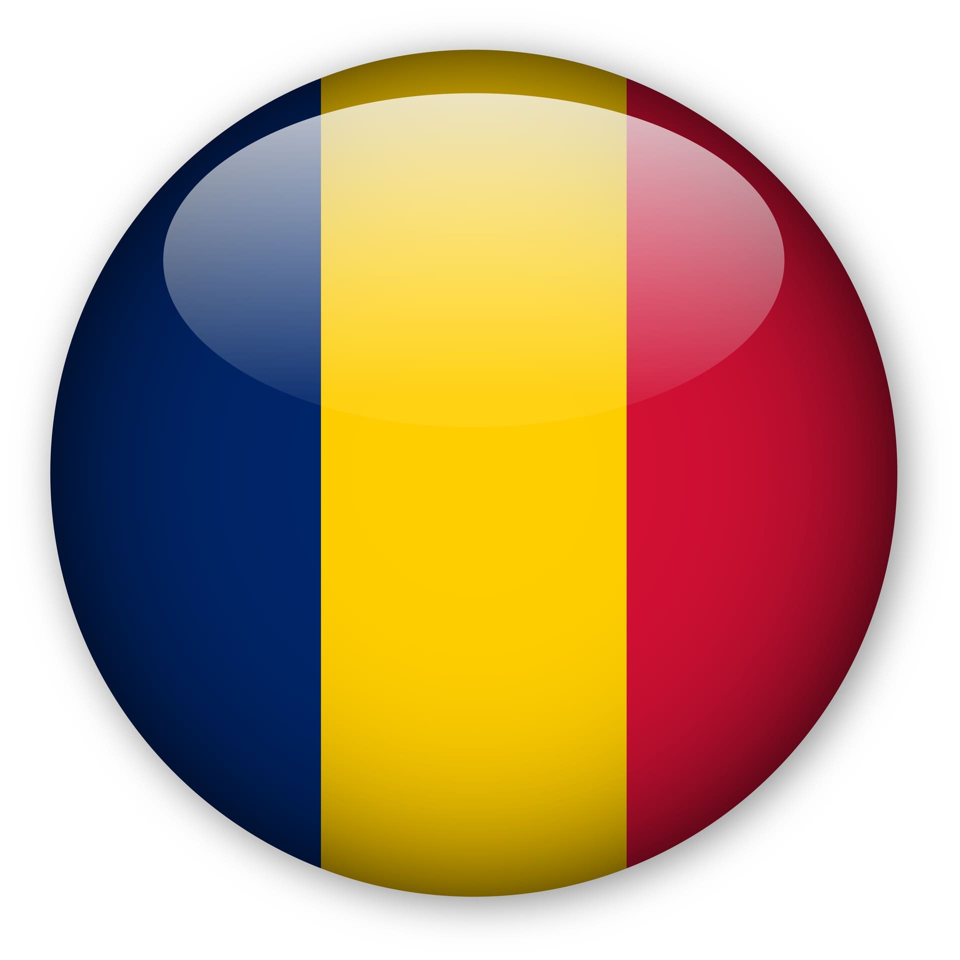 Romanian Flag button